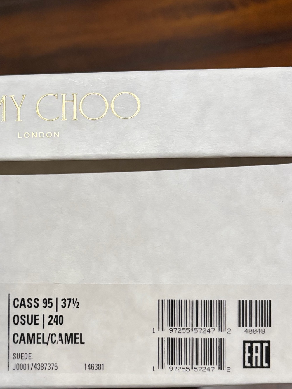Jimmy Choo Cass 95 in Camel - Picture 9 of 9